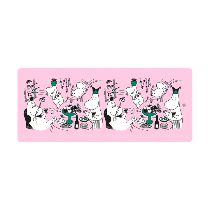 Moomin 80 serveringsbrett 17x40 cm - Rosa - Opto Design