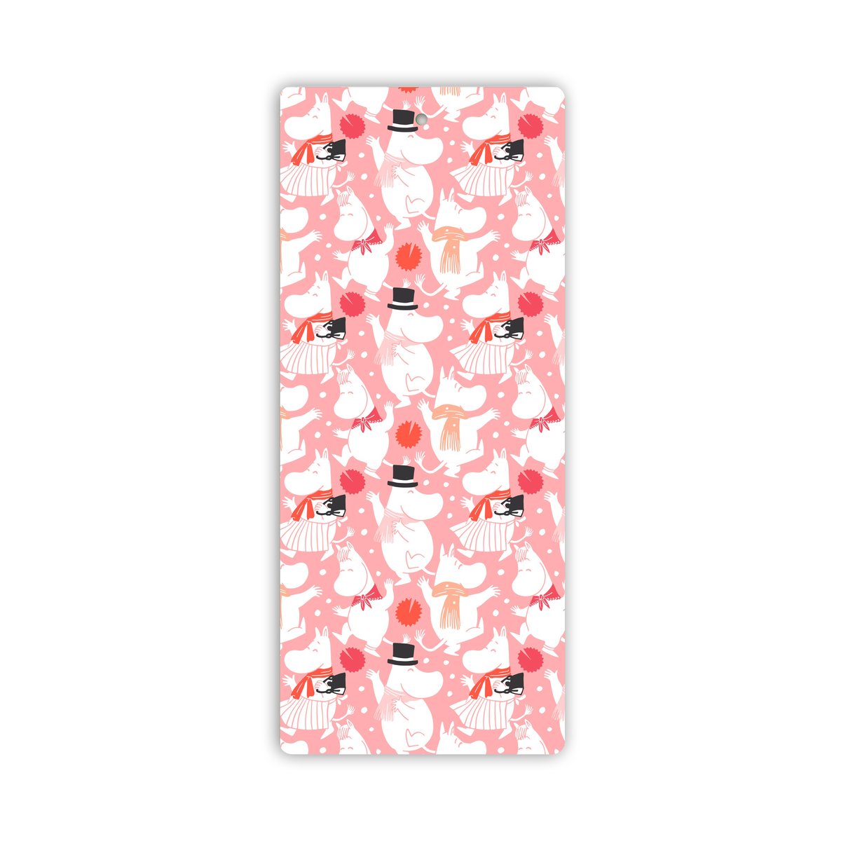 Opto Design Moomin Celebration serveringsbrikke 40x17 cm Hvit-rosa