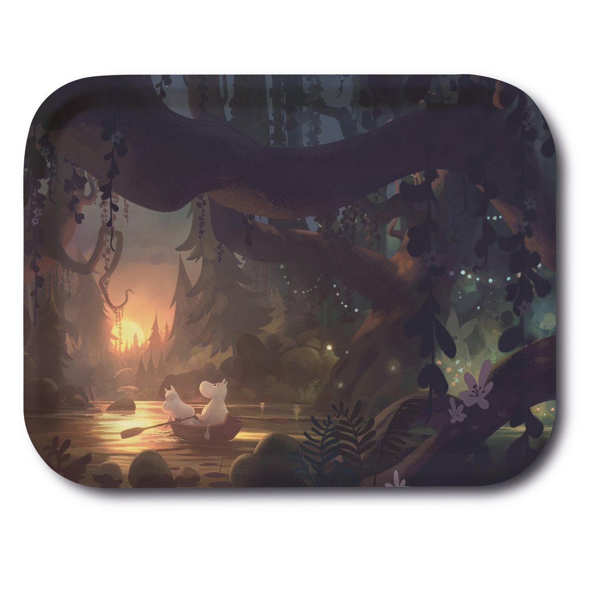Opto Design Moomin TV-Series brett 27x20 cm Moomin in the forest