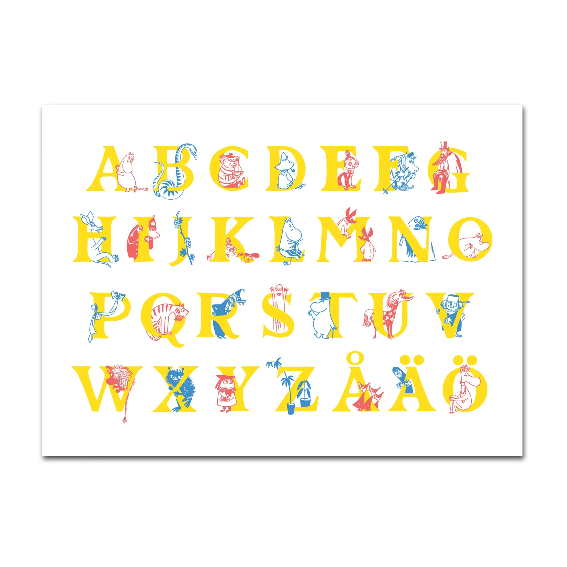 Mummi ABC spisebrikke, 30 x 40 cm Opto Design