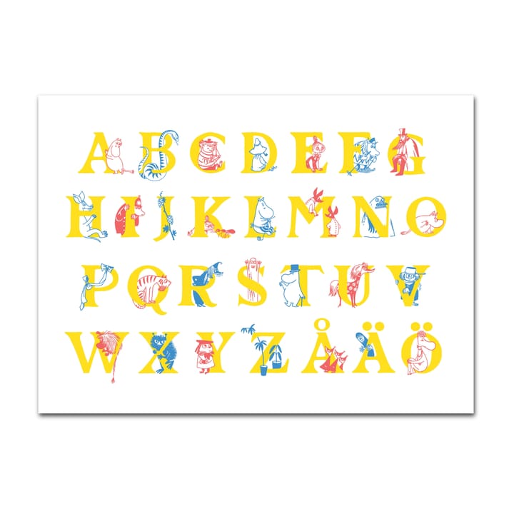 Mummi ABC spisebrikke - 30 x 40 cm - Opto Design