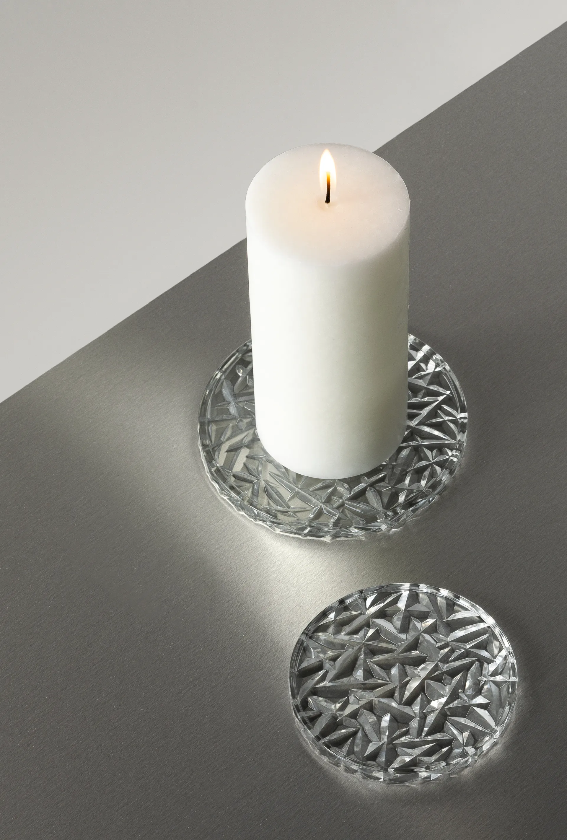 Carat glassunderlag Ø 10 cm 2-pakning, Klar Orrefors