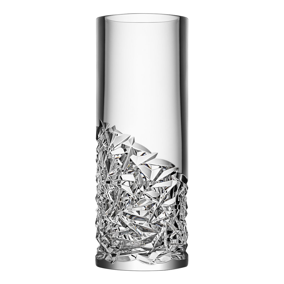 Bilde av Orrefors Carat vase 37 cm Low cut