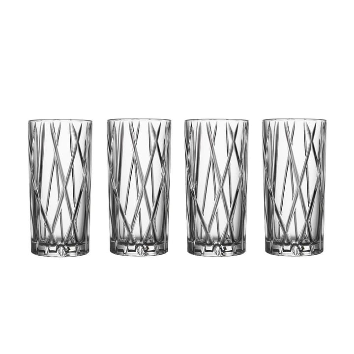 City High Ball glass 4-pakk - 35 cl - Orrefors