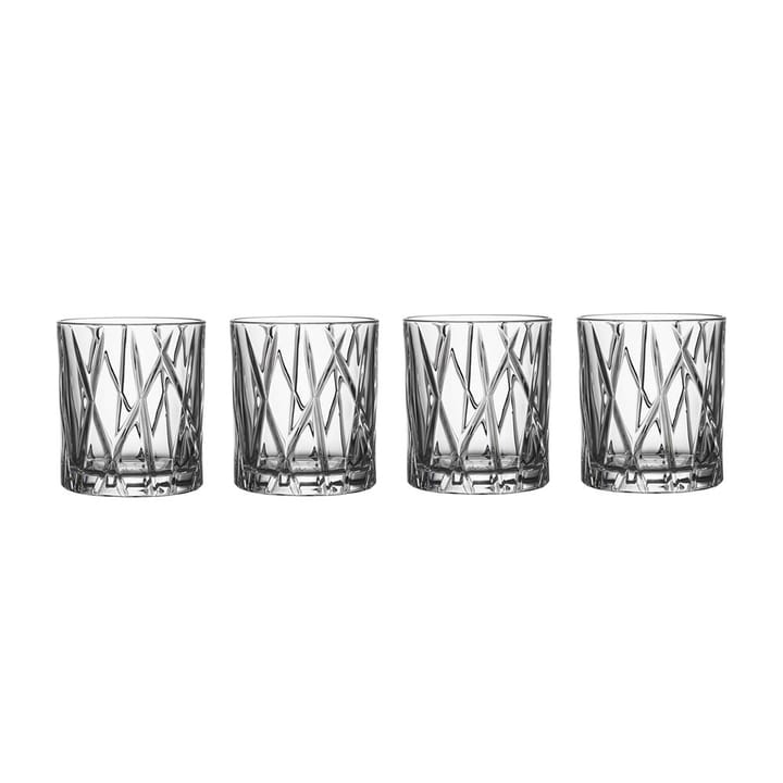 City Old Fashioned glass 4-pakk - 24,5 cl - Orrefors