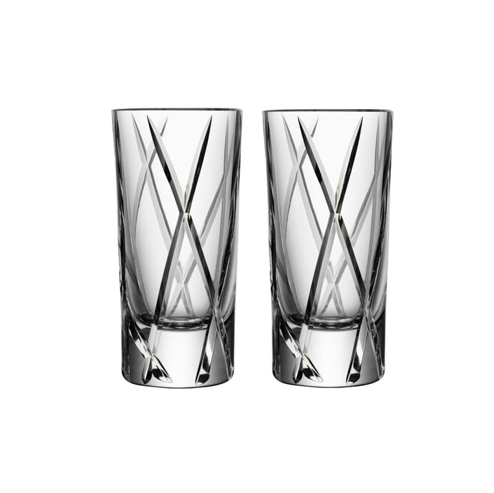 City shotglass - 2-stk. - Orrefors