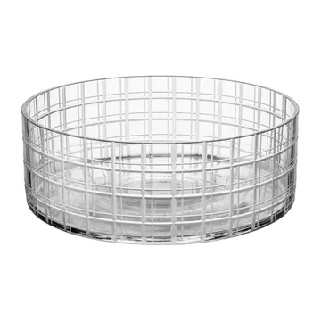 Cut in number skål Ø 27,5 cm - Rutemønster - Orrefors