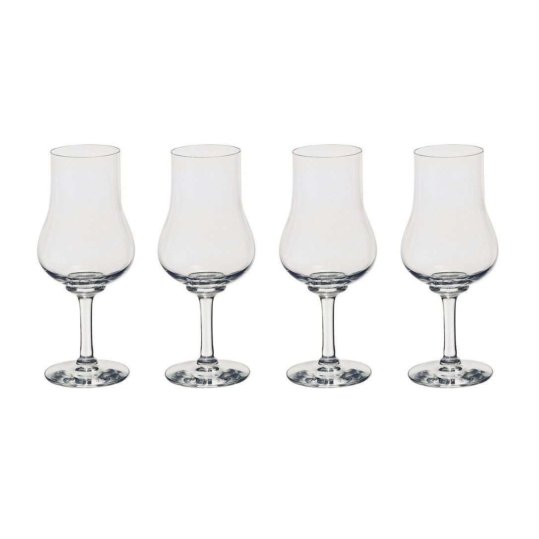 Orrefors Elixir vinprveglass 4-pakk | Skandinavisk Design | Vinglass | Gjennomsiktig