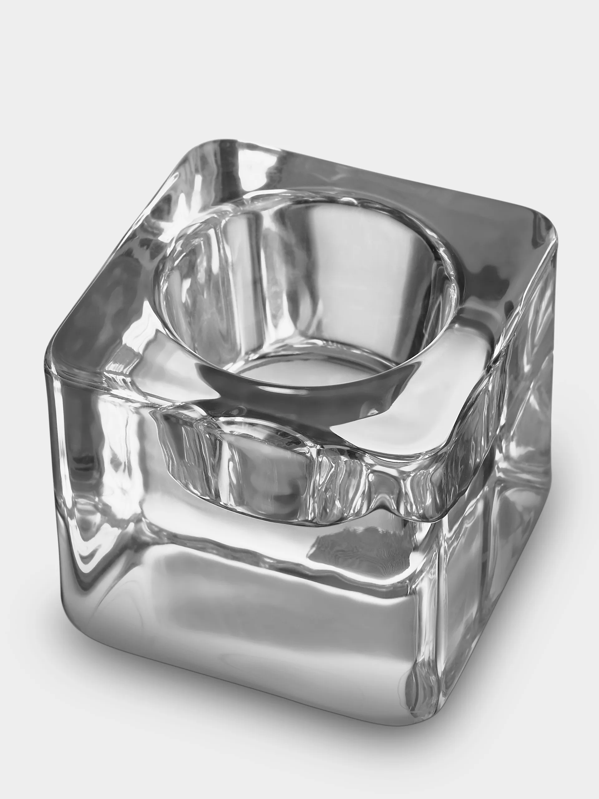 Ice cube lyslykt 70 mm, Klar Orrefors