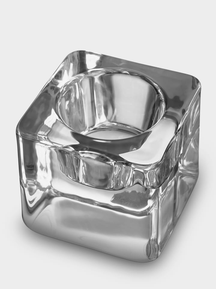 Ice cube lyslykt 70 mm - Klar - Orrefors