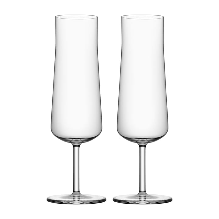 Informal champagneglass 22 cl 2-pakning - Klar - Orrefors