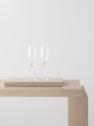 Intermezzo champagneglass 26 cl 2-pakning - Gull - Orrefors