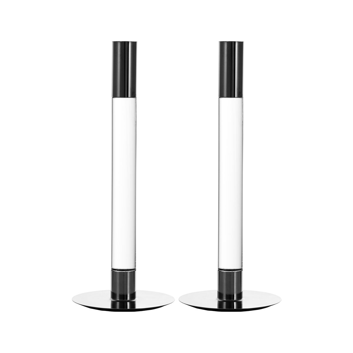 Orrefors Lumiere lysestake 26,5 cm 2-pakning Klar