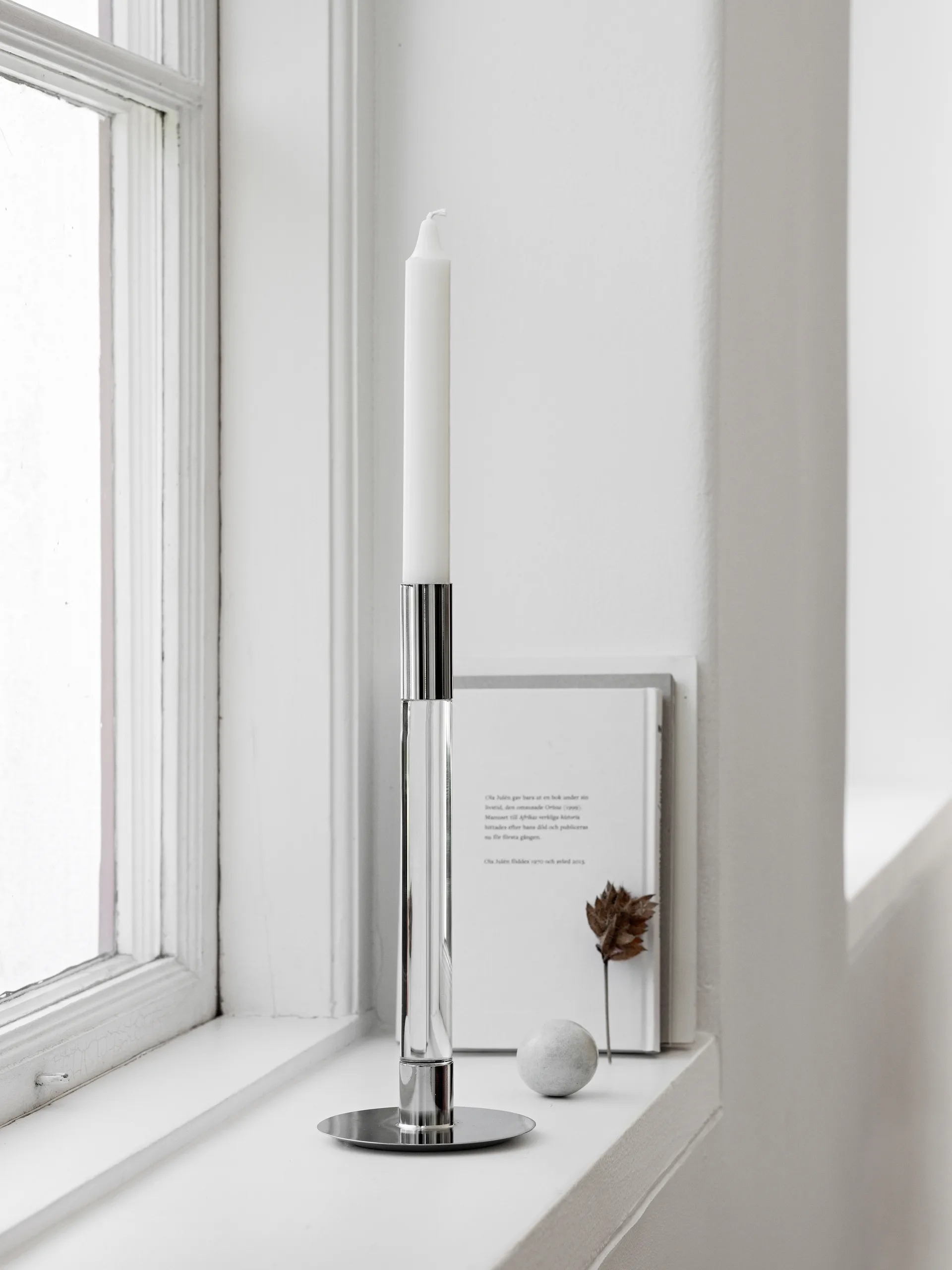 Lumiere lysestake 26,5 cm 2-pakning, Klar Orrefors