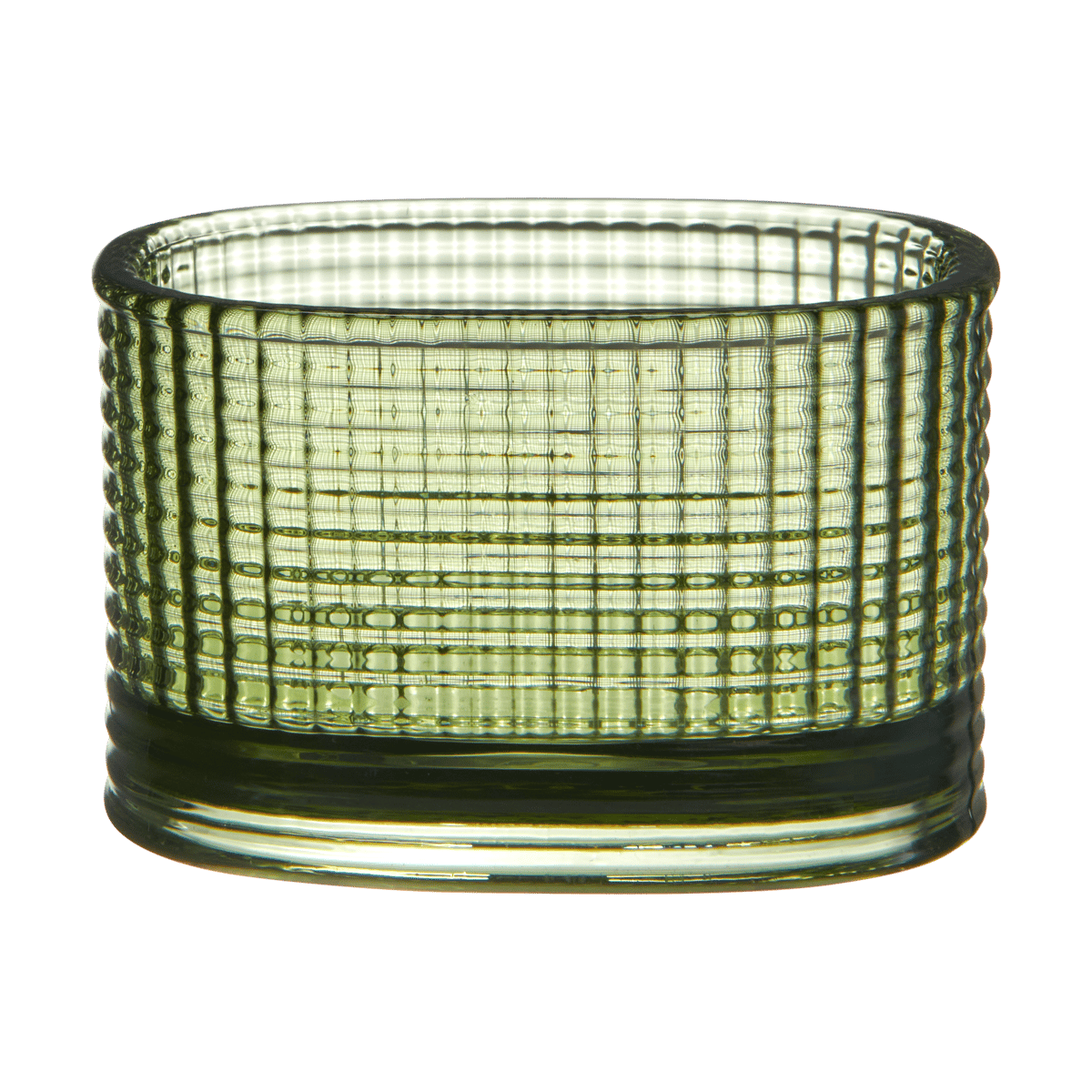 Orrefors Magica lyslykt super ellipse 5 cm Grønn