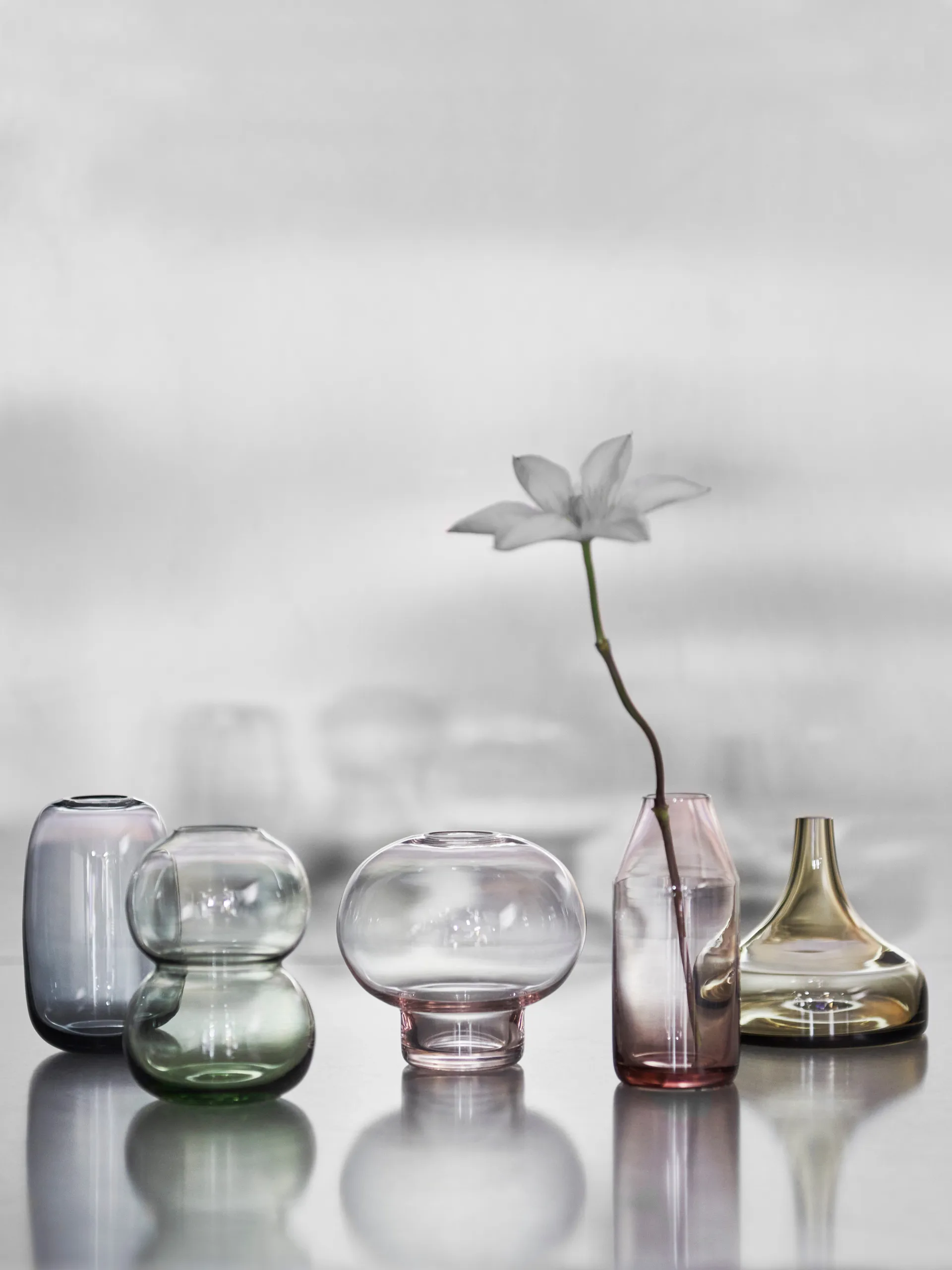 Midsummer minivas Red Clover, 82 mm Orrefors