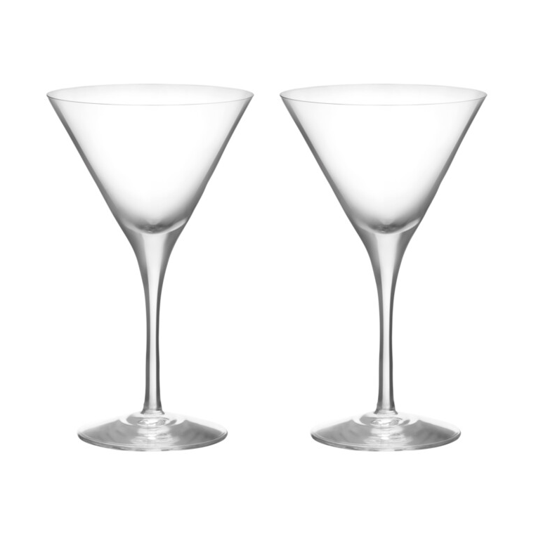 Orrefors More martiniglass 19 cl 2-pk Klar | Skandinavisk Design | Cocktailglass | Gjennomsiktig