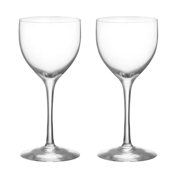 More Nick & Nora glass 17 cl 2-pk - Klar - Orrefors