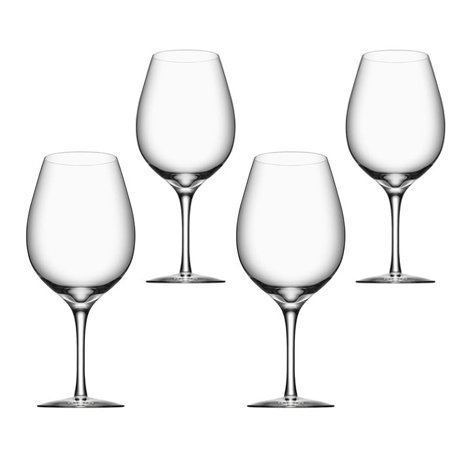 Orrefors More vinglass XL 4-pakk 61 cl | Skandinavisk Design | Vinglass | Gjennomsiktig