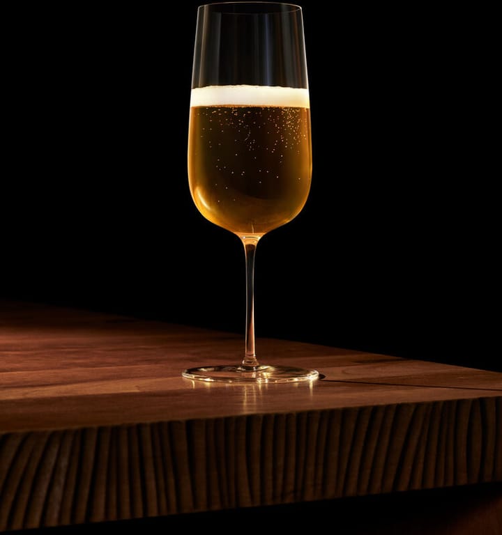 Orrefors x Björn Frantzén håndlaget ølglass, 43 cl Orrefors