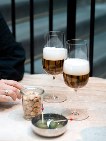 Orrefors x Björn Frantzén ølglass 2-pakning - 42 cl - Orrefors
