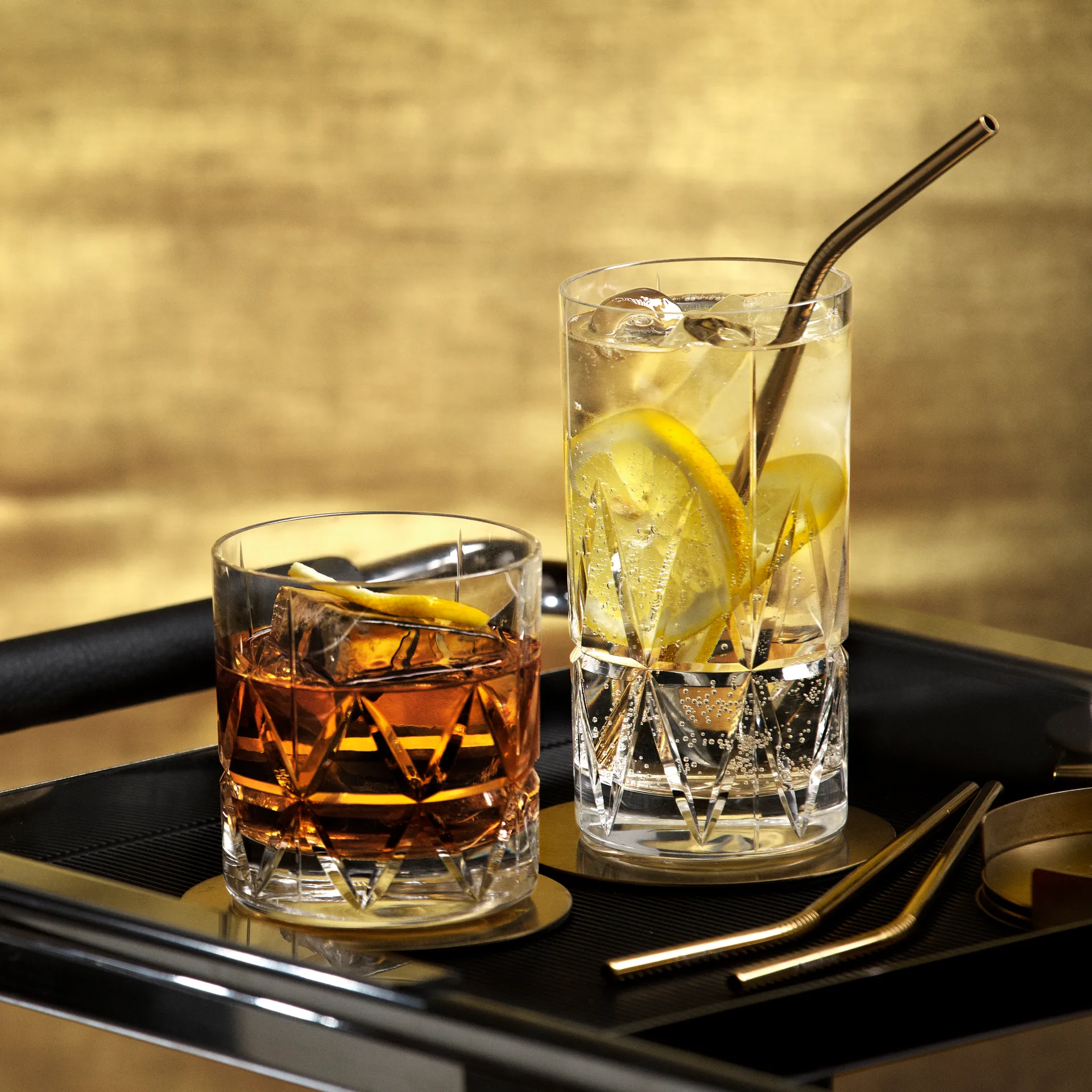 Peak old fashioned glass 4-stk., 25 cl Orrefors