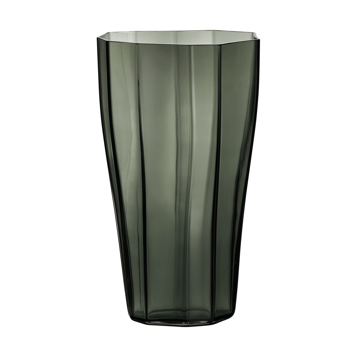 Bilde av Orrefors Reed vase 30 cm Mosegrønn