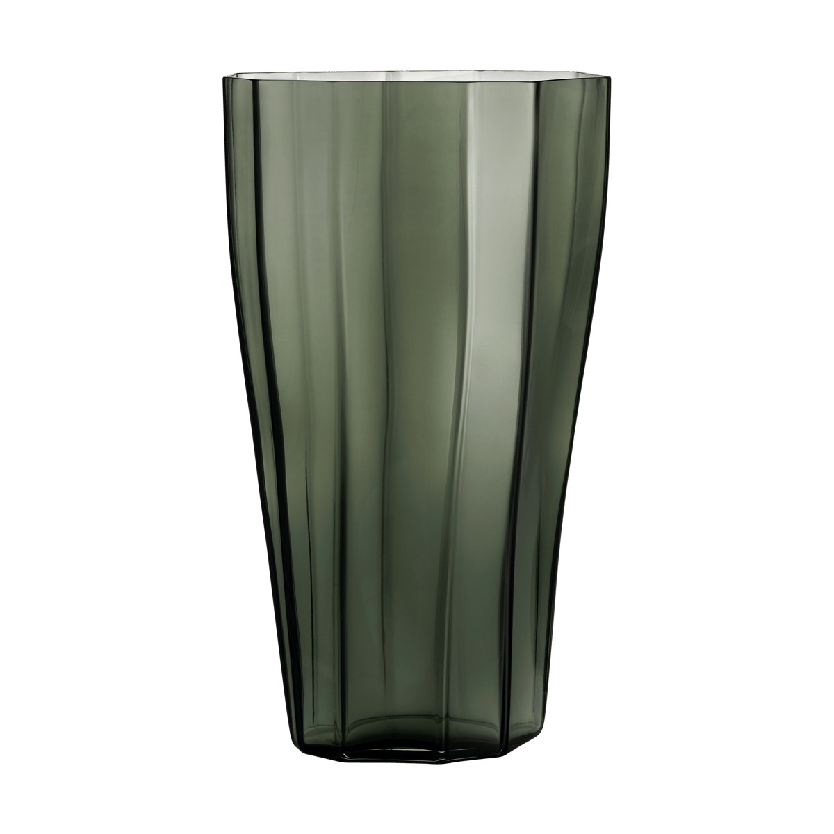 Bilde av Orrefors Reed vase 50 cm Mosegrønn