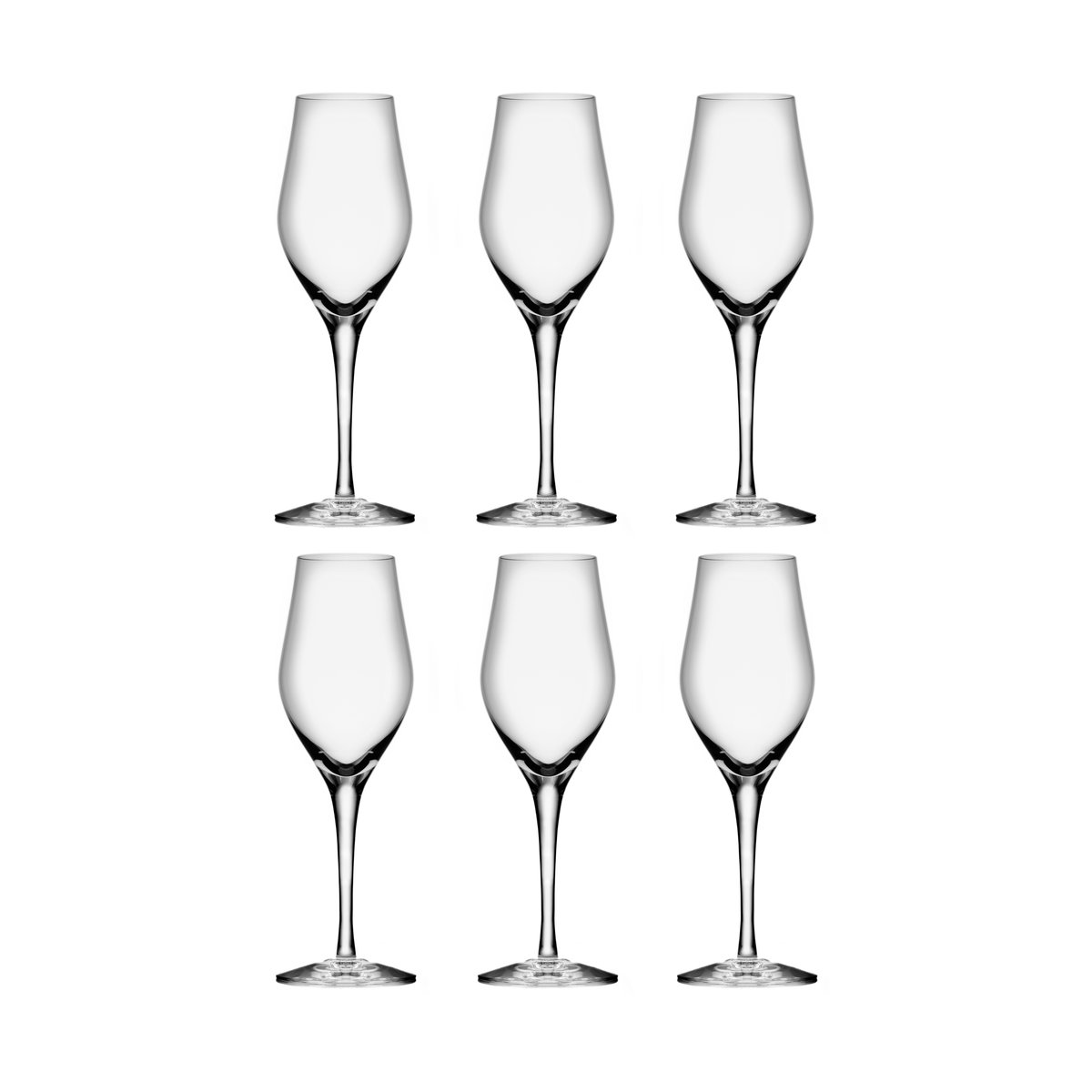Orrefors Sense champagneglass 25,5 cl 6-pakning Klar