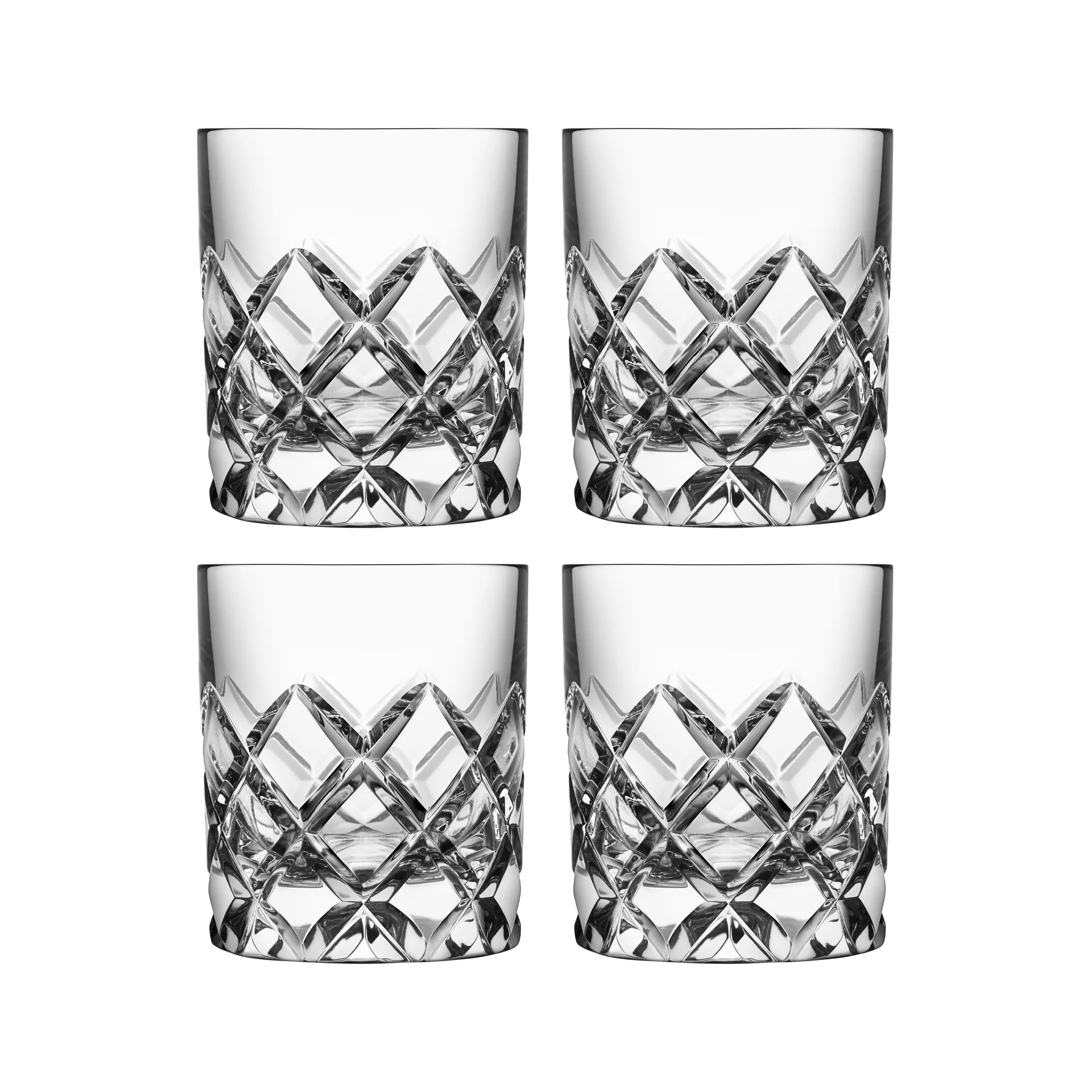 Sofiero whiskyglass 4-pakning, Klar Orrefors