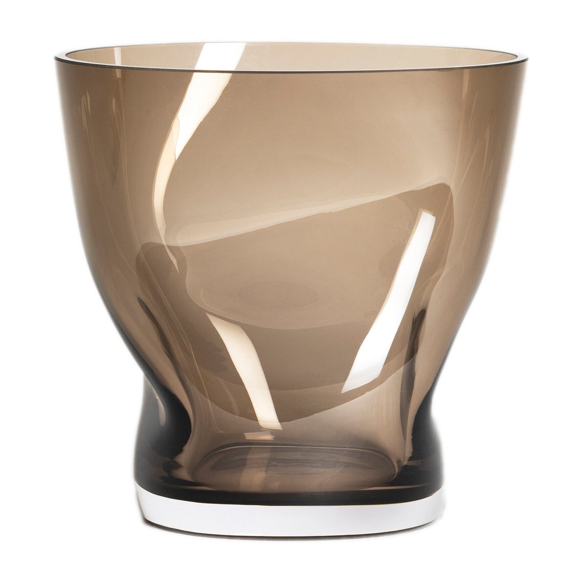 Bilde av Orrefors Squeeze tulipanvase 18 cm Brun