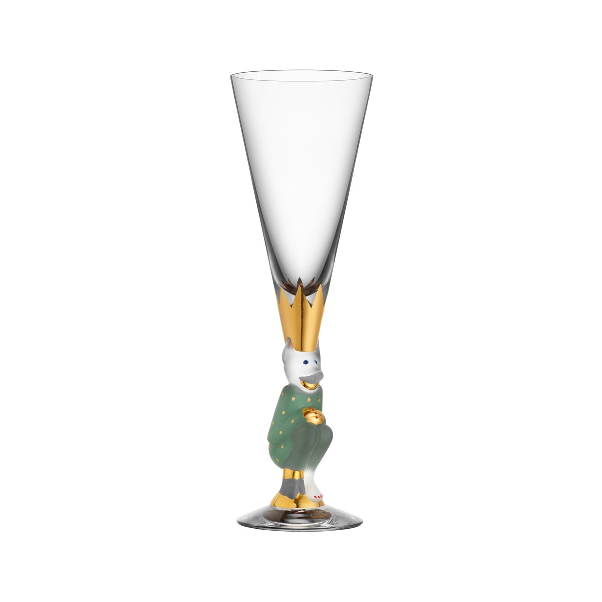 Orrefors The Sparkling Devil champagneglass 19 cl Grønn