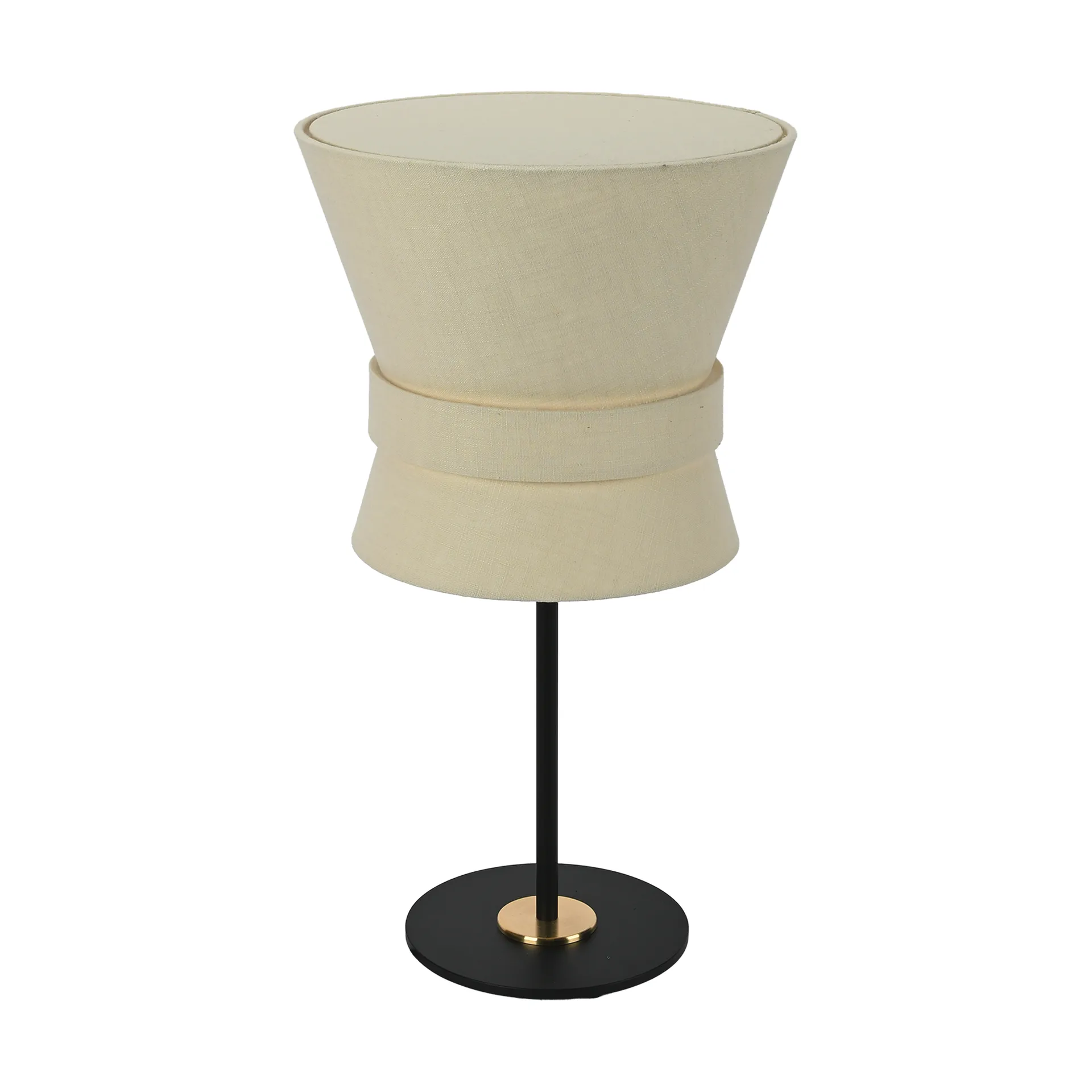 Bow bordlampe, Svart-cream white, liten 50 cm Örsjö Belysning