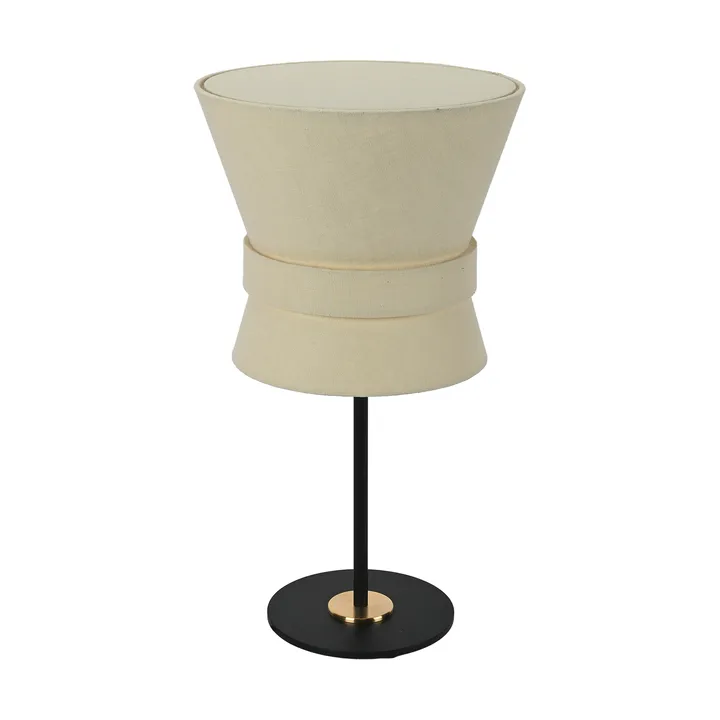 Bow bordlampe - Svart-cream white, liten 50 cm - Örsjö Belysning