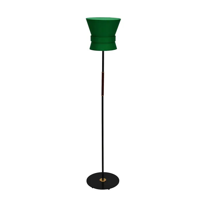Bow gulvlampe - Svart-emerald green, liten 147 cm - Örsjö Belysning
