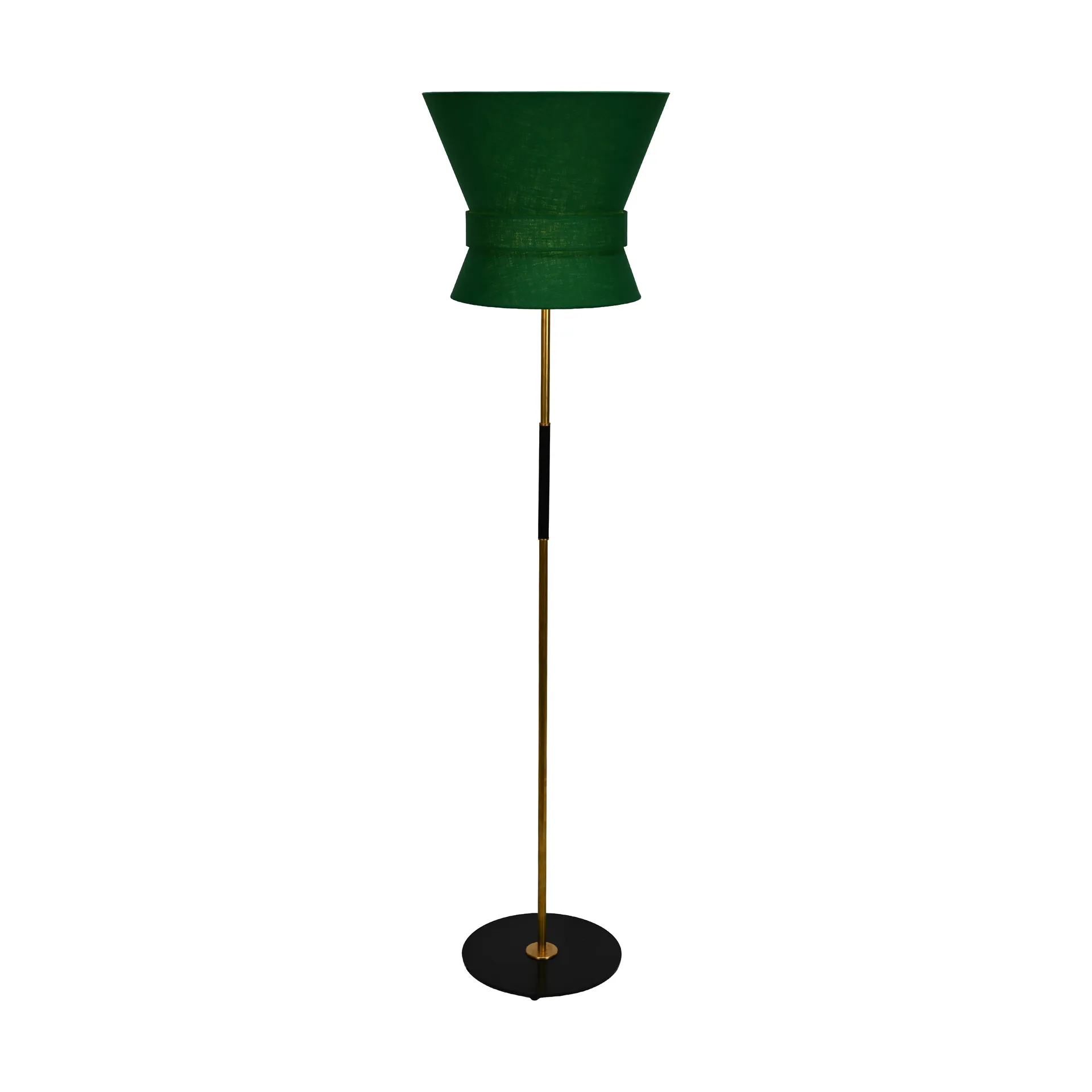 Bow gulvlampe, Svart-emerald green, stor 159 cm Örsjö Belysning