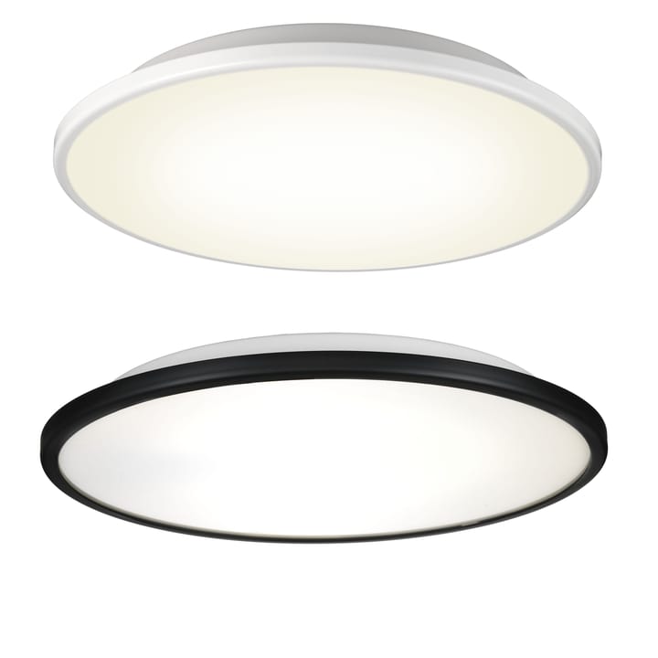 Disc taklampe - svart - hvitt opalglass - Örsjö Belysning