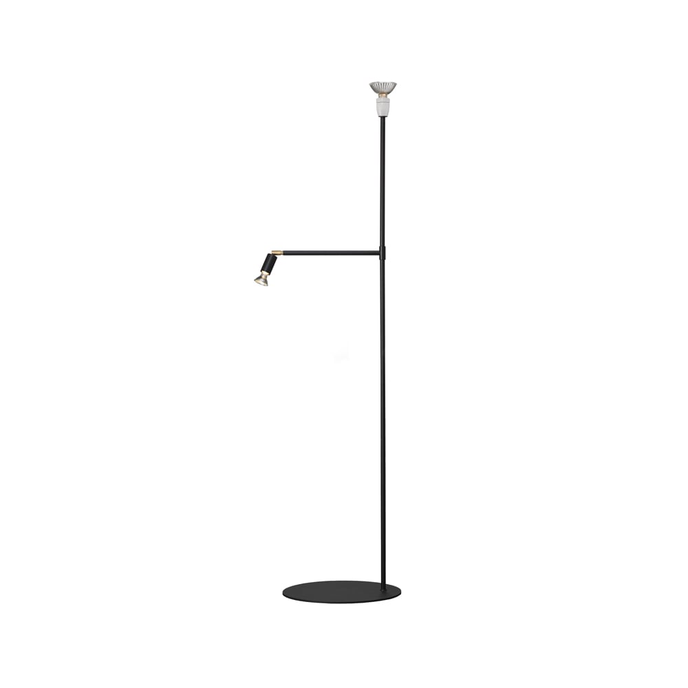 Örsjö Belysning Galax gulvlampe sort struktur | Skandinavisk Design | Gulvlamper | Svart