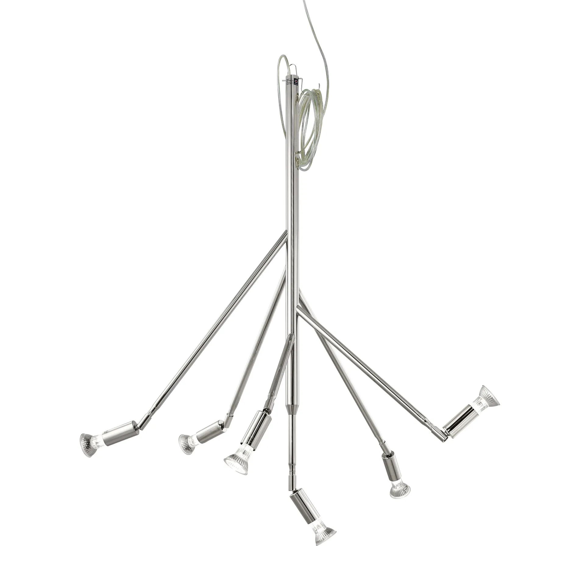 Kvist taklampe stor, nikkelbelagt messing Örsjö Belysning