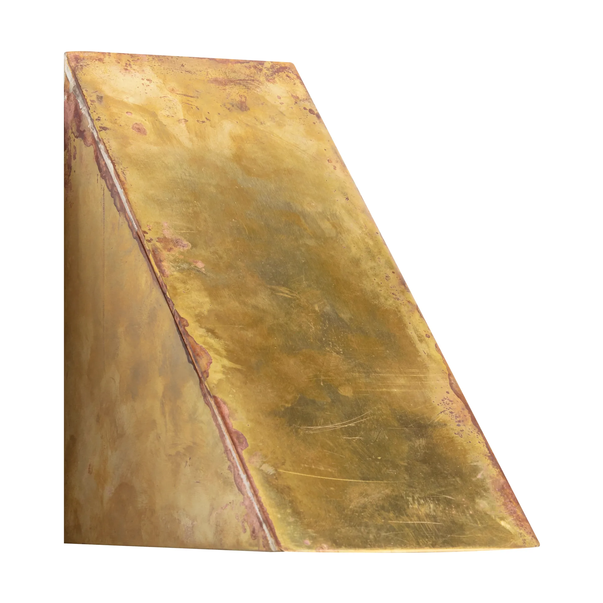 Oxid utendørslampe vegg, Messing Örsjö Belysning