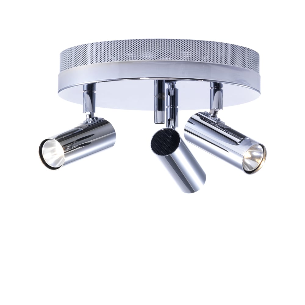Örsjö Belysning Puck taklampe Krom, 3 lamper