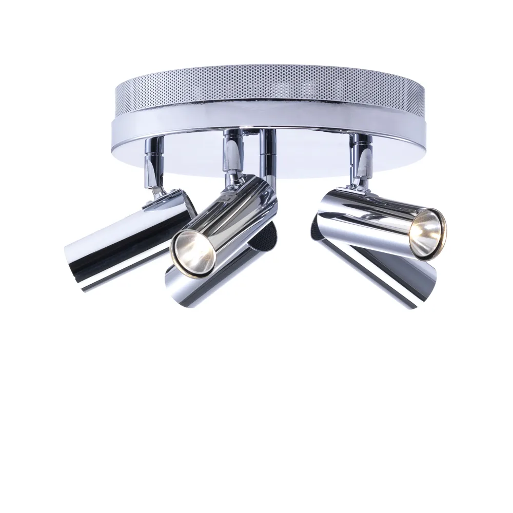 Puck taklampe, Krom, 5 lamper Örsjö Belysning