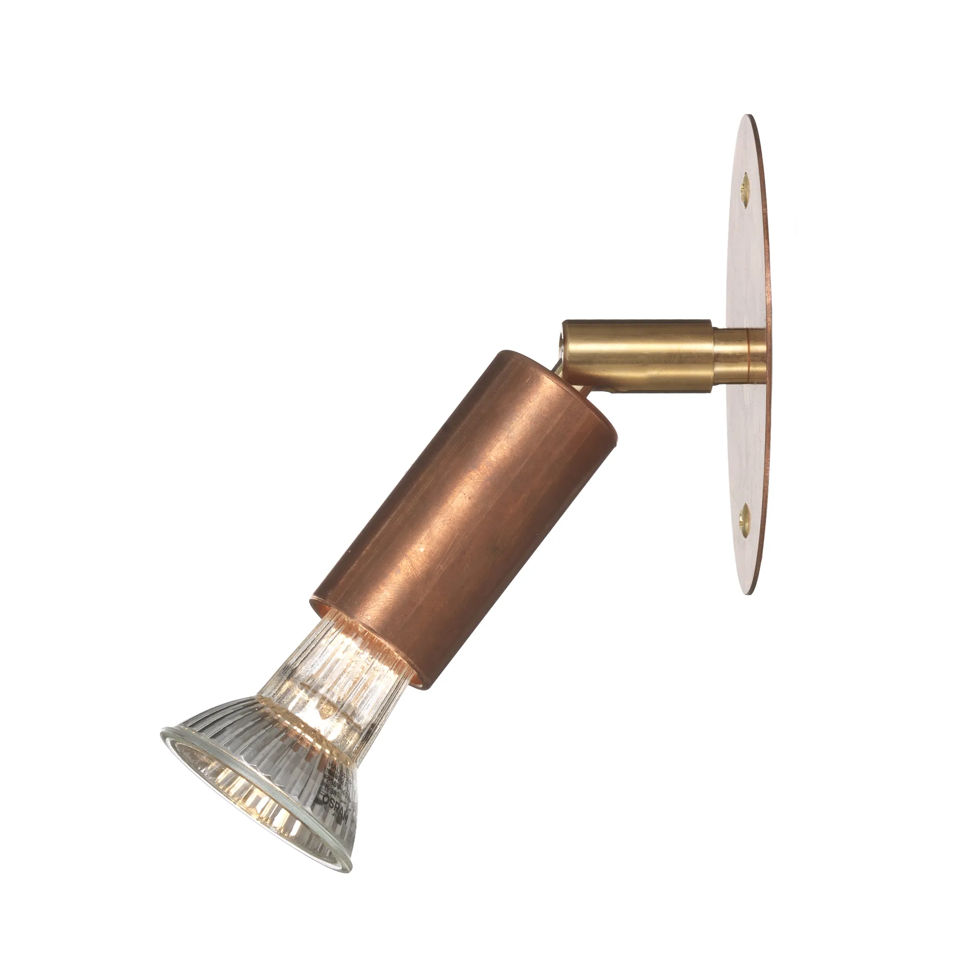 Star 1 vegglampe fast montasje, rå kobber Örsjö Belysning