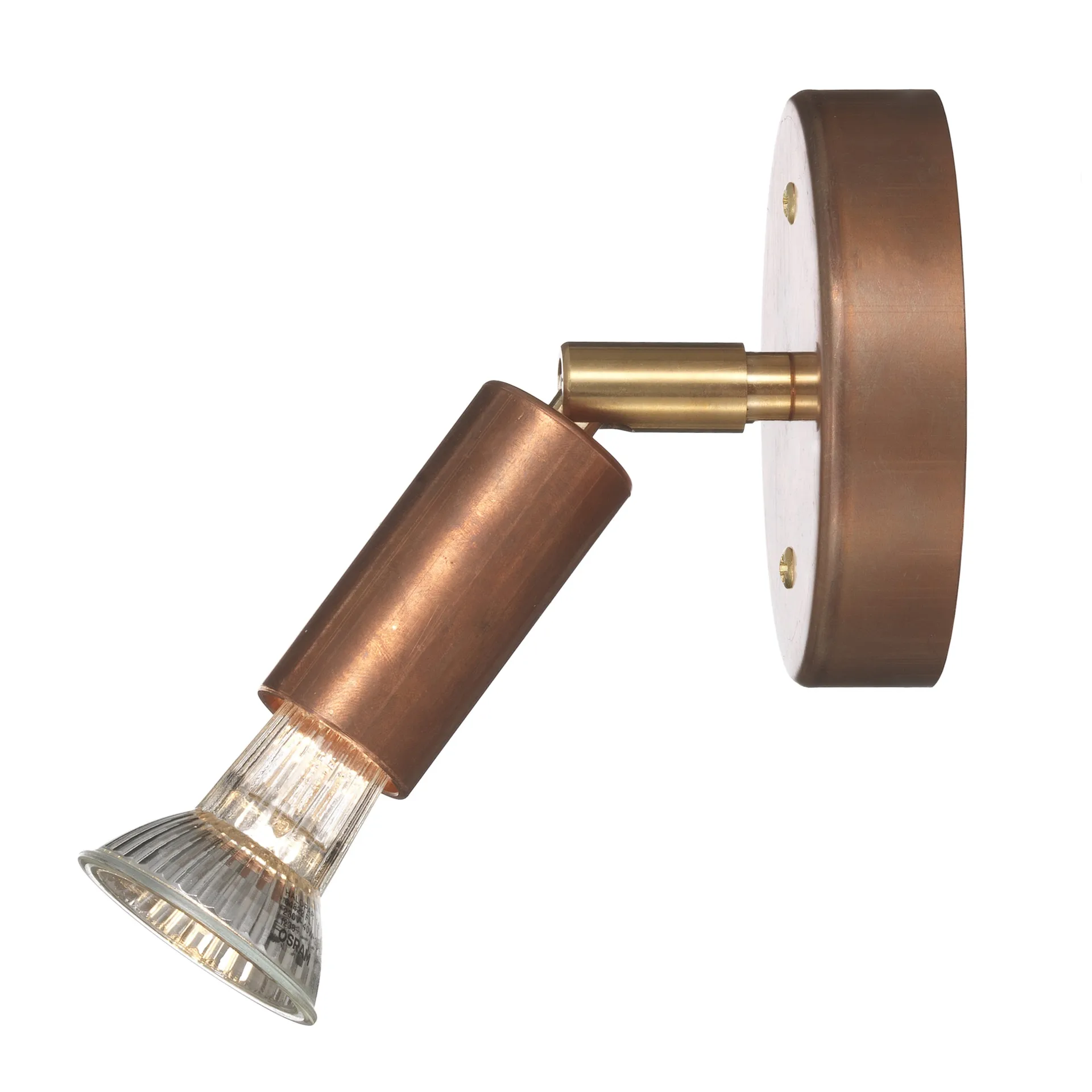 Star 1 vegglampe, rå kobber Örsjö Belysning