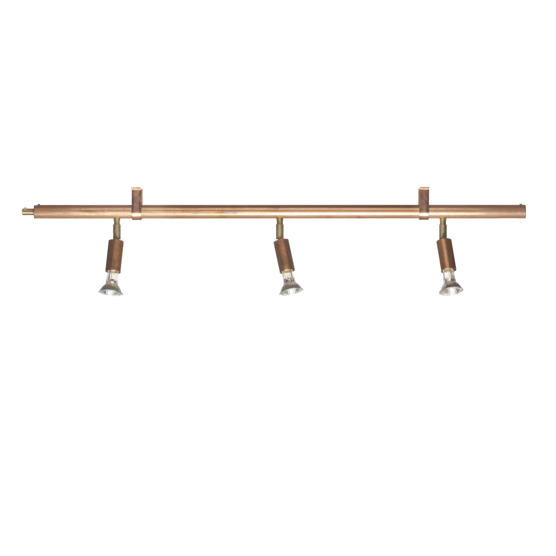 Star 3 vegg- og taklampe, Rå kobber, 100 cm Örsjö Belysning