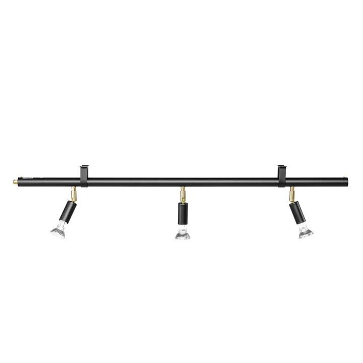 Star 3 vegg- og taklampe - Svart, 100 cm - Örsjö Belysning