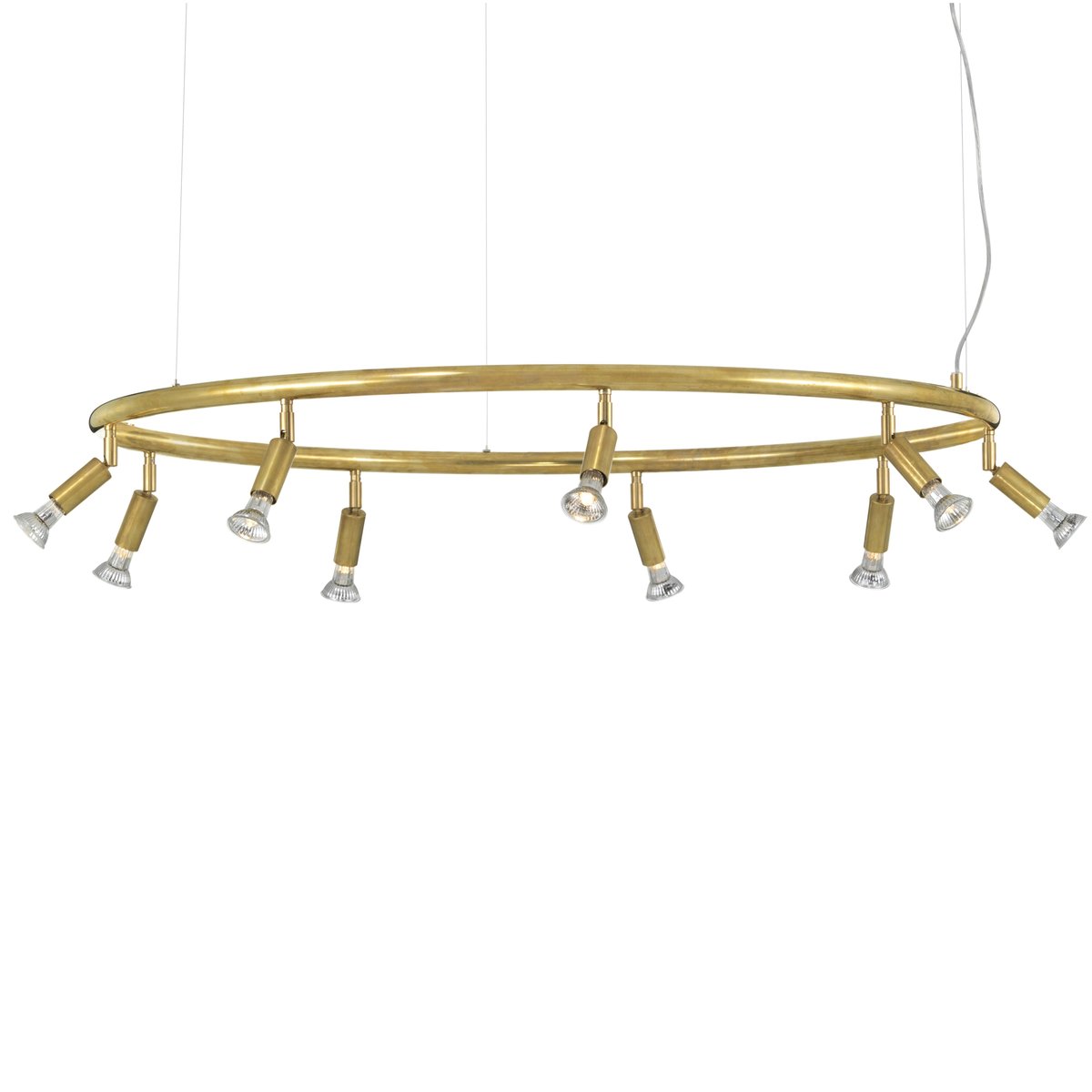 Bilde av Örsjö Belysning Star 9 lampe rund Ø100 cm rå messing