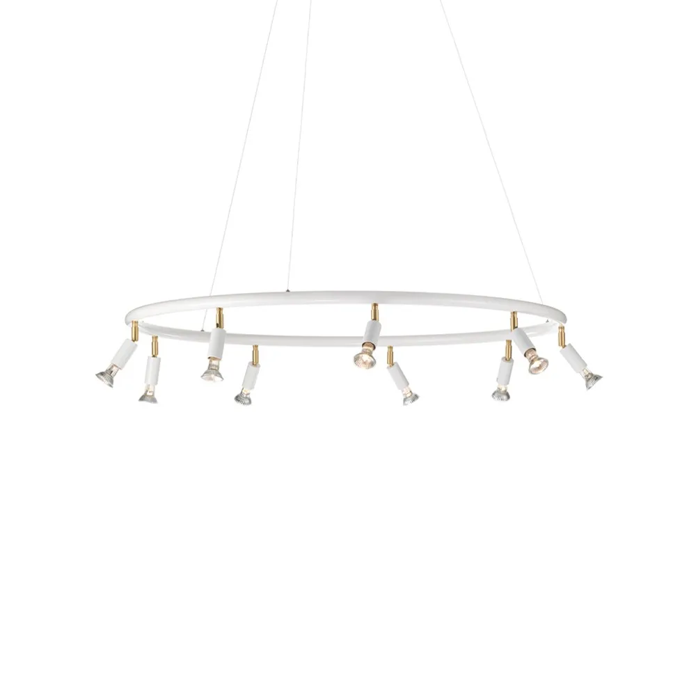 Star rund takpendel, hvit strukturlakk Örsjö Belysning