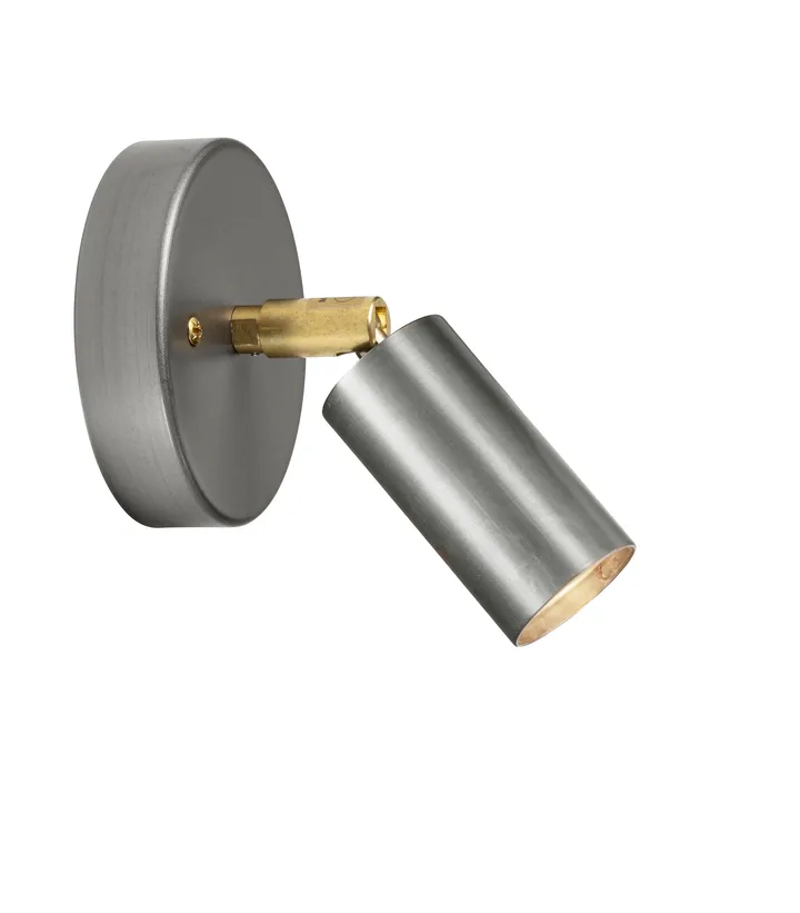 Starlight 1 tak-/vegglampe m. koblingshus - Rå stål - Örsjö Belysning