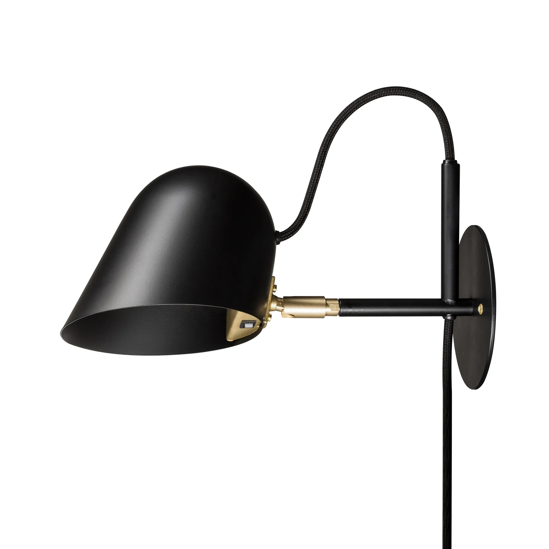 Streck vegglampe, svart Örsjö Belysning